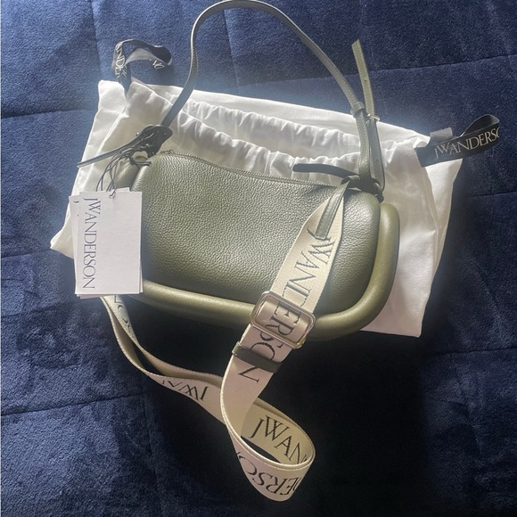 J.W. Anderson Olive Bumper Bag